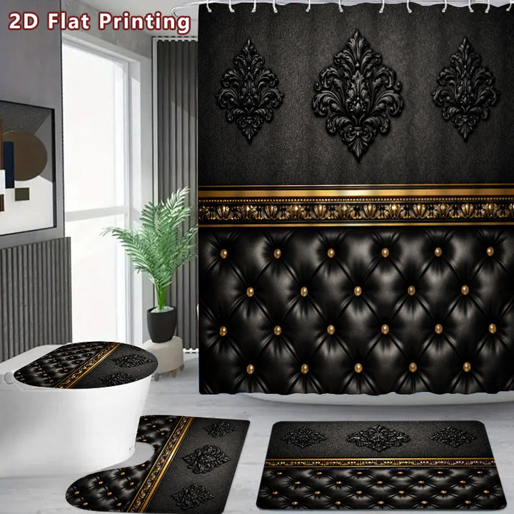 Luxurious Vintage Style Shower Curtain Set Kalsten
