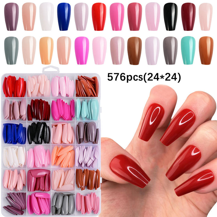 Premium Glossy False Nail Tips Kalsten