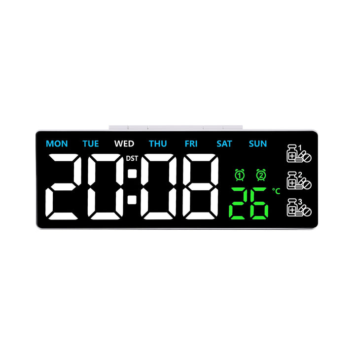 Digital Thermo Alarm Clock with Large LED Display Kalsten