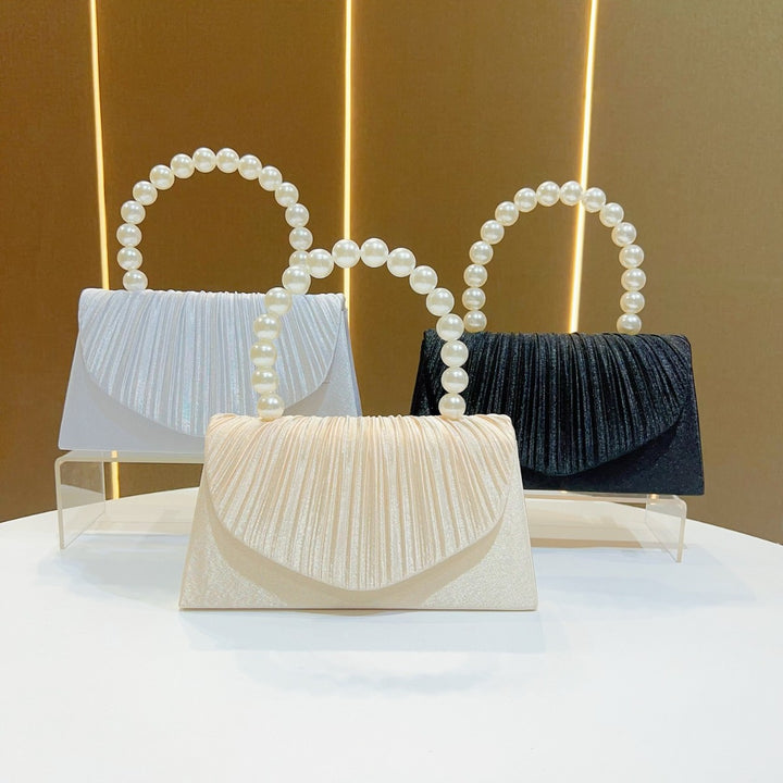 Elegant Pleated Evening Clutch