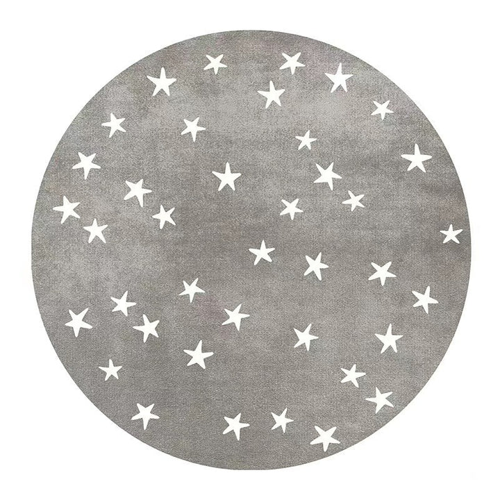 Starry Sky Pattern Round Area Rug