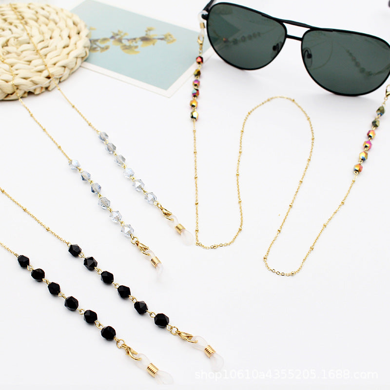 Crystal-Embellished Eyewear Chain Kalsten