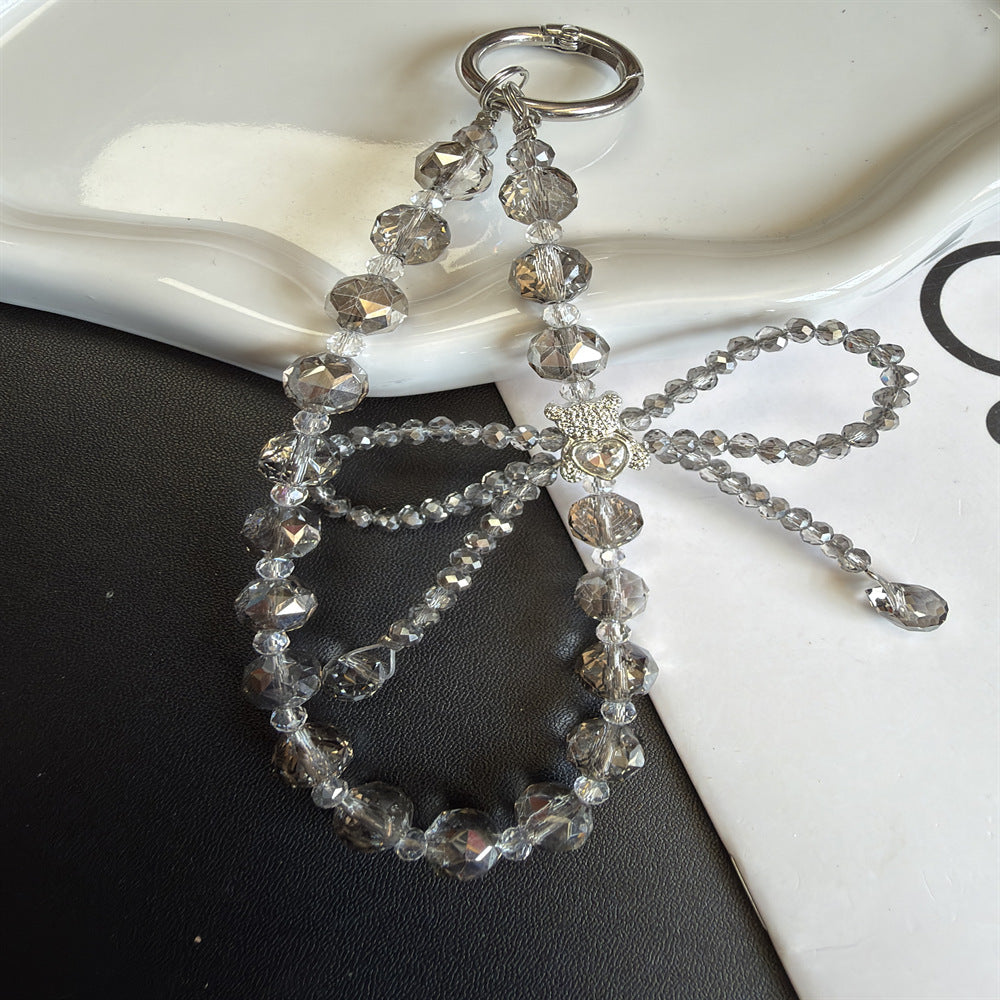 Elegant Crystal Beaded Charm Keychain Kalsten