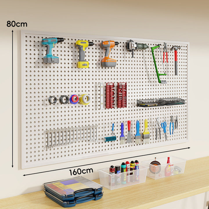 Pegboard Double-Prong Metal Hooks Compact Heavy-Duty Display Hangers