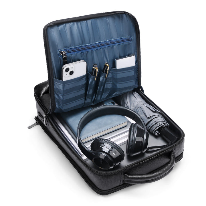 Elegant Leather Laptop Backpack
