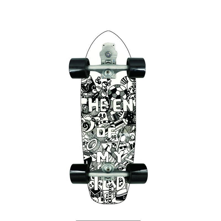 Retro-Inspired Mini Cruiser Skateboard Kalsten