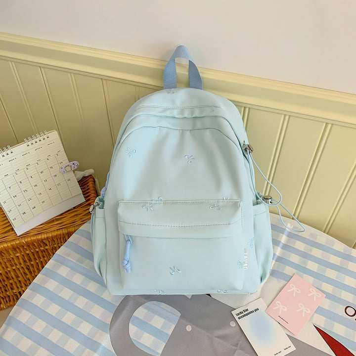 Floral Embroidered Daily Backpack Kalsten