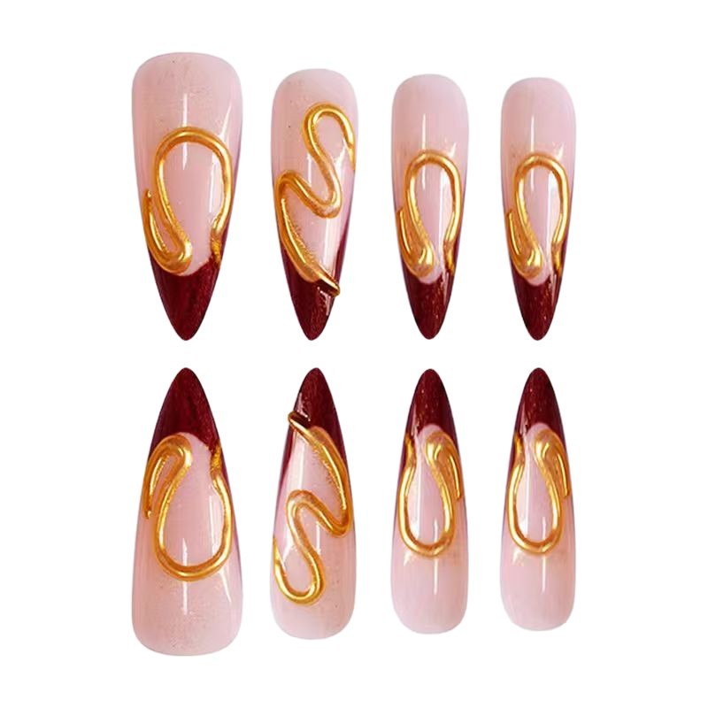 Elegant Sculpted Nail Enhancements Kalsten