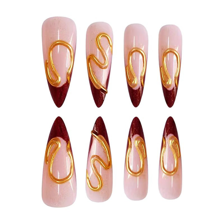 Elegant Sculpted Nail Enhancements Kalsten