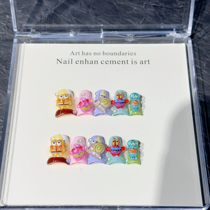 Whimsical Cartoon Nail Art Accessories