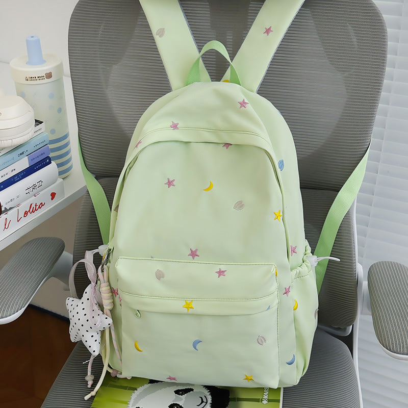 Embroidered Moon and Star Backpack Kalsten