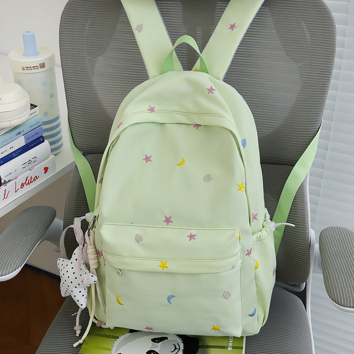 Embroidered Moon and Star Backpack Kalsten