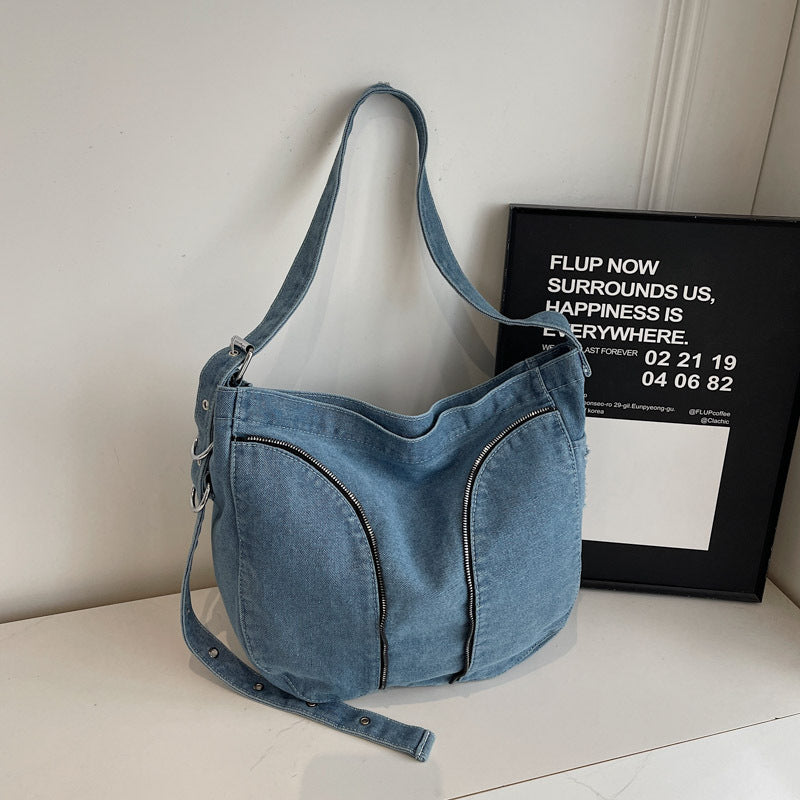 Fashionable Denim Shoulder Bag Kalsten