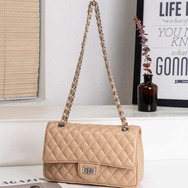 Elegant Quilted Chain Shoulder Bag