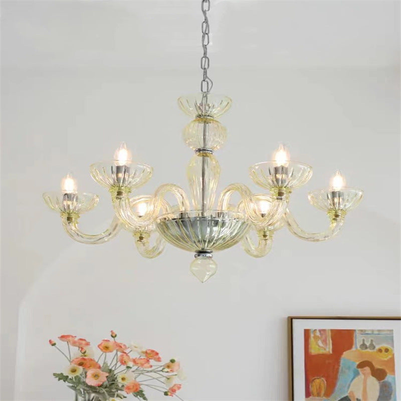 Elegant Glass Chandelier