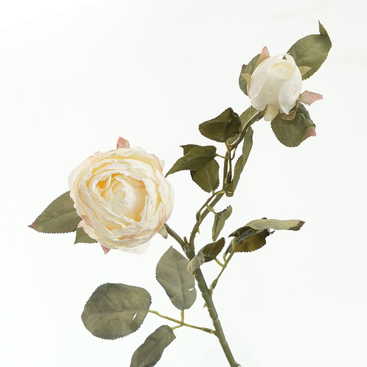 Lifelike Pink Rose Stem
