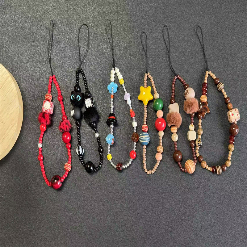 Unique Handcrafted Beaded Charm Keychain Kalsten