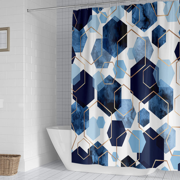 Geometric Motif Shower Curtain Kalsten