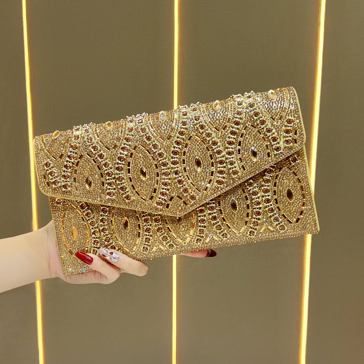 Decorative Sequined Evening Clutch