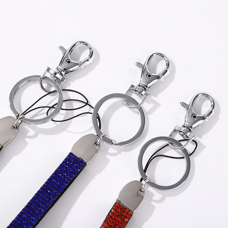 Rhinestone Accent Keychain Holder Kalsten