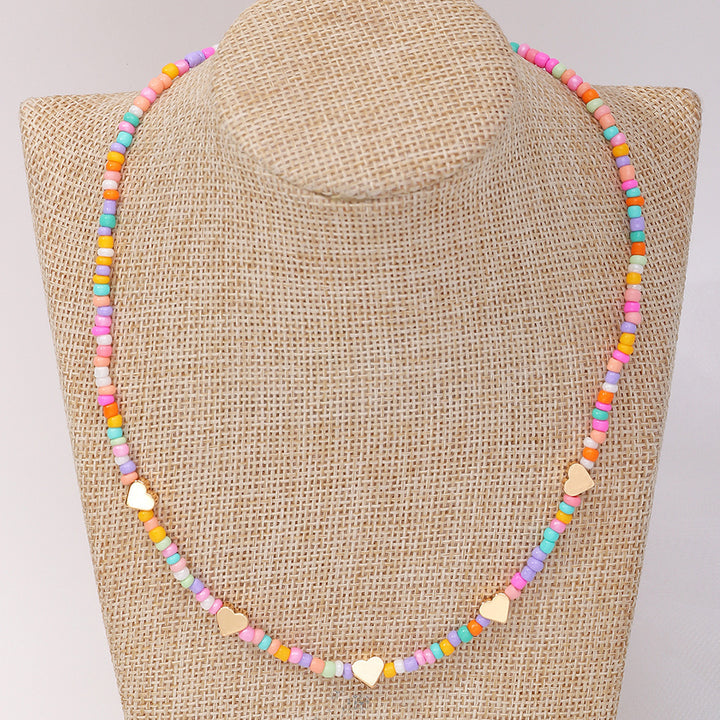 Pearl and Beaded Choker Necklace Kalsten