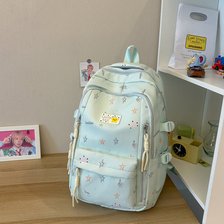 Playful Polka Dot School Backpack Kalsten