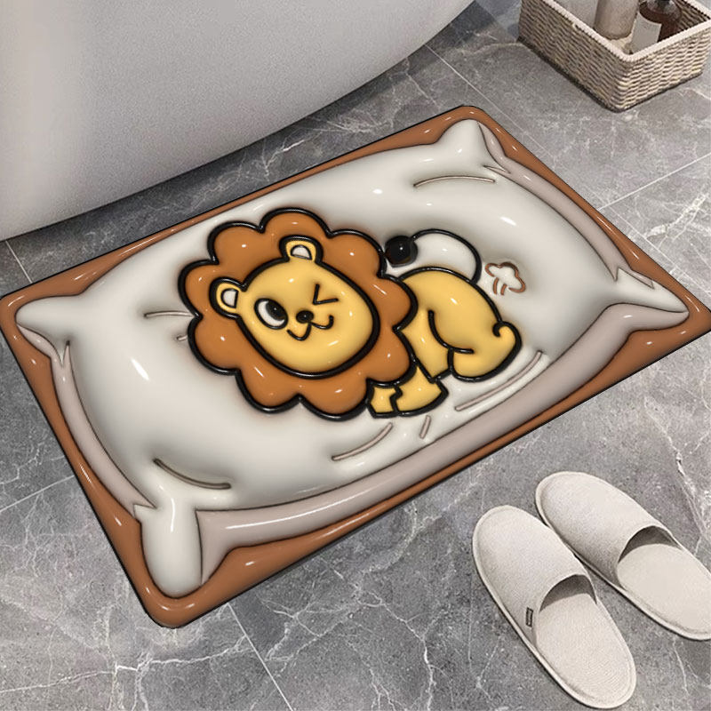 Soft Paw Print Bath Mat Kalsten