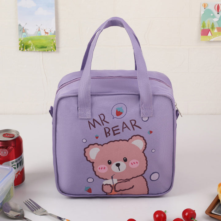 Children's Insulated Bear-Themed Lunch Bag Kalsten