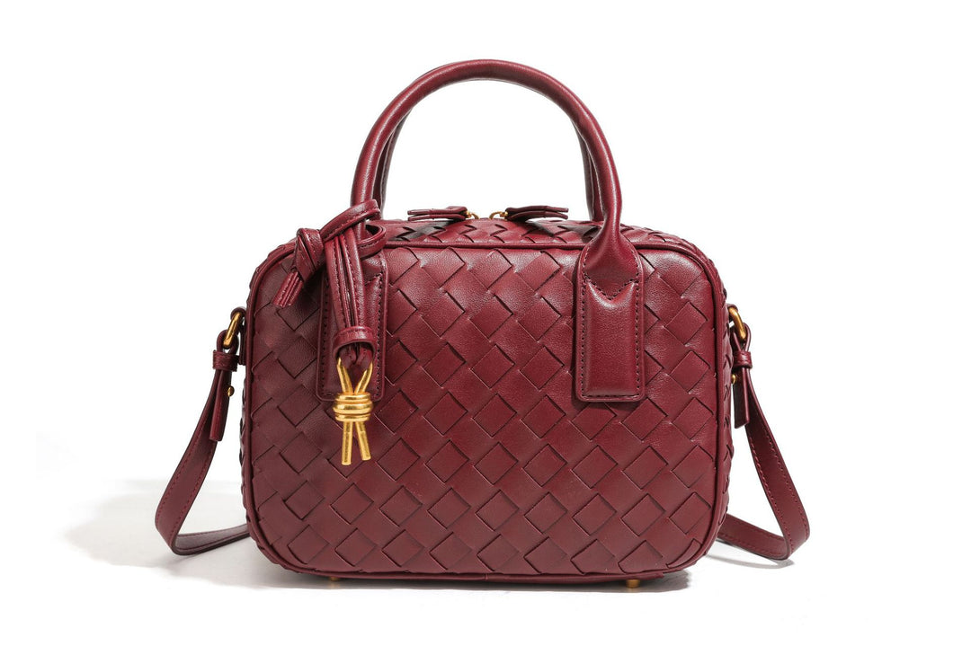 Textured Leather Boutique Handbag Kalsten