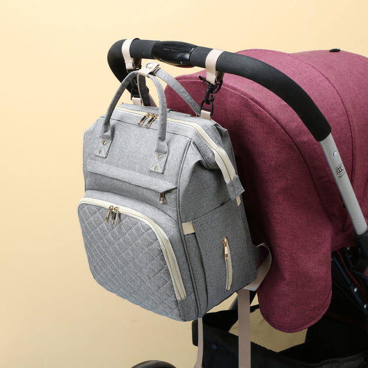 Quilted Multi-Functional Backpack Kalsten
