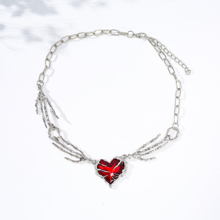 Artistic Heart Pendant Necklace Kalsten