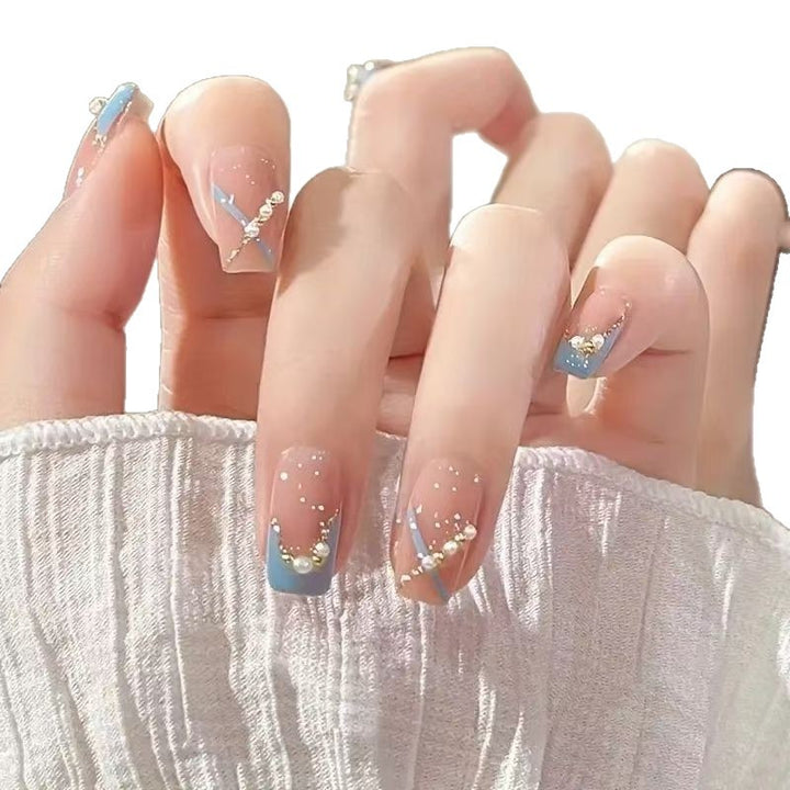 Elegant Decorative Acrylic Press-On Nails Kalsten