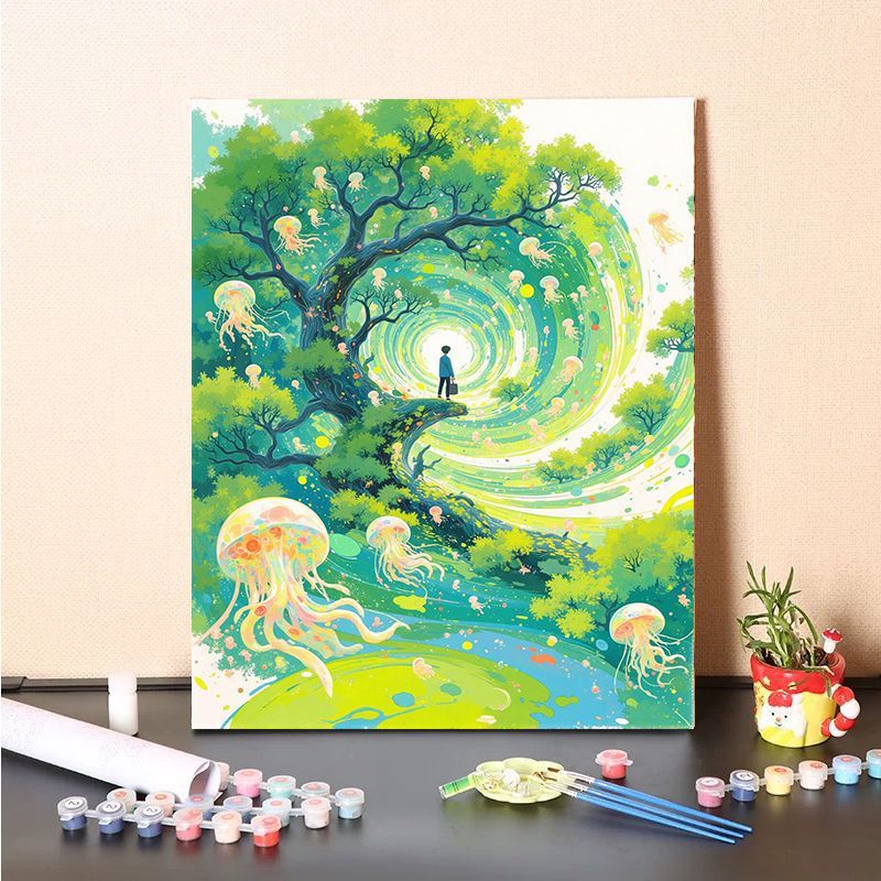 Creative Paint-by-Numbers Art Kit Kalsten