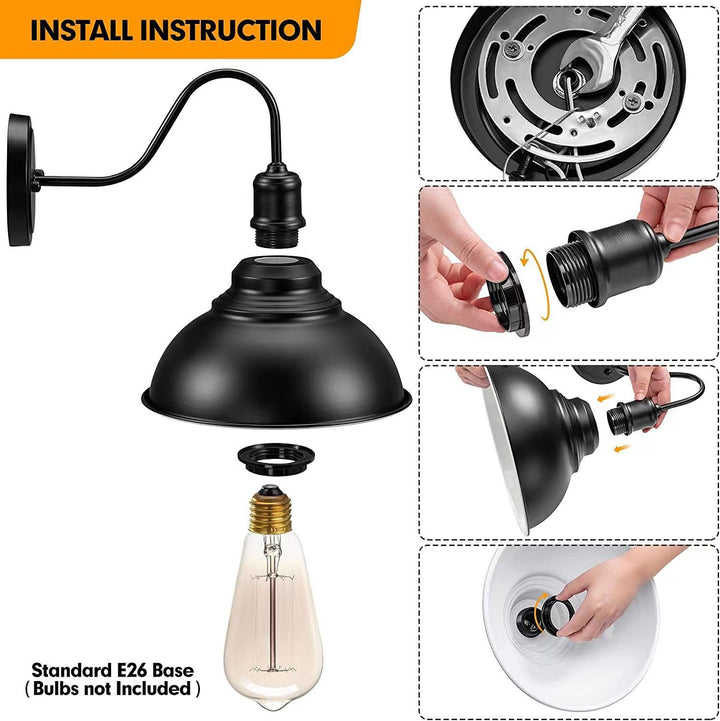 Adjustable Double-Headed Wall Lamp