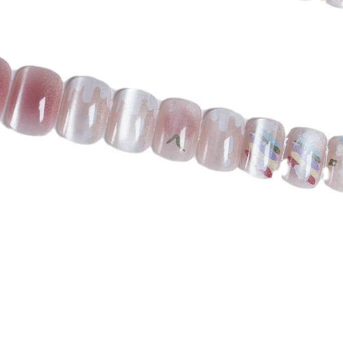 Floral Design Press-On Nails