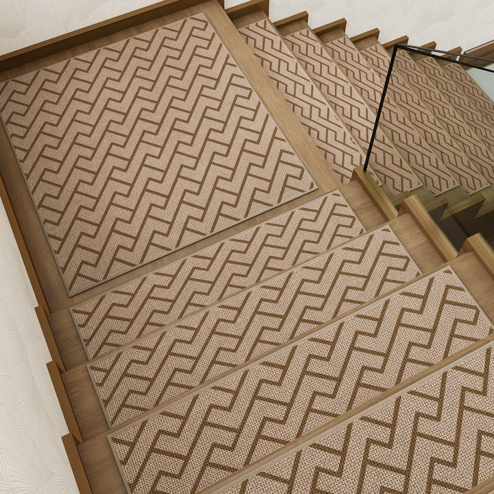 Geometric Patterned Stair Treads