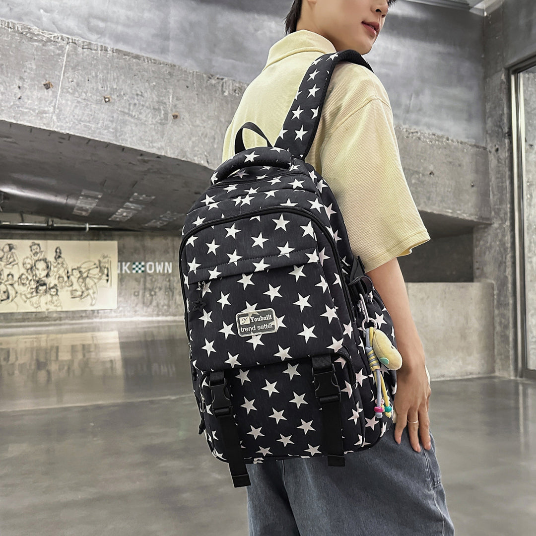 Versatile Star Print Backpack Kalsten