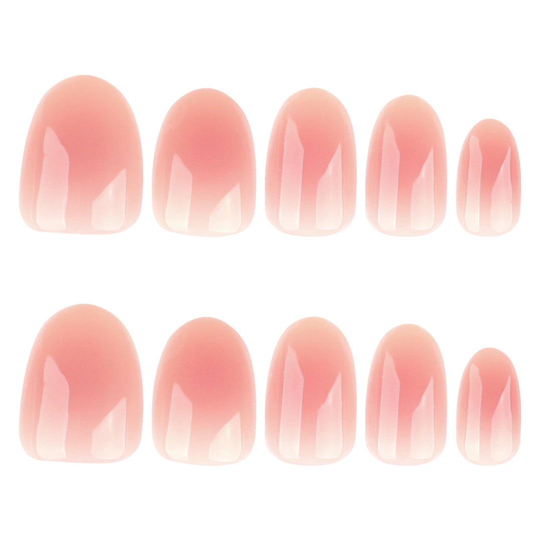 Artistic gel nails with elegant high-gloss finish Kalsten