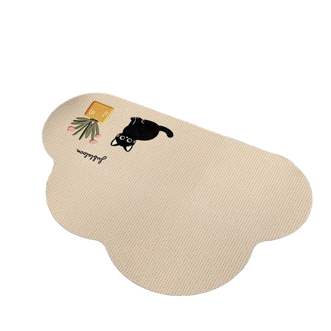 Decorative Cloud-Shaped Bath Mat