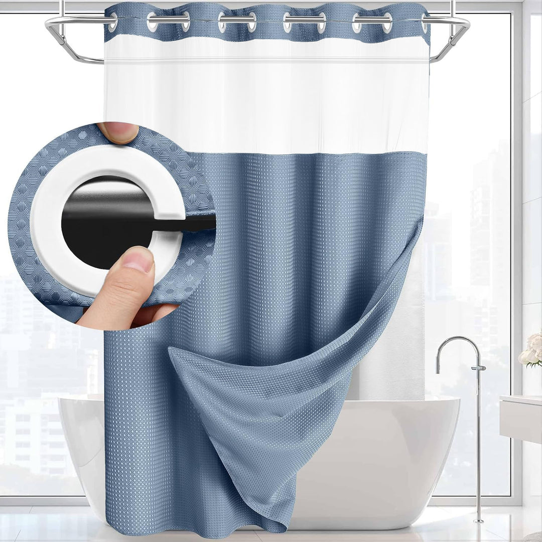 Textured Weave Shower Curtain Kalsten