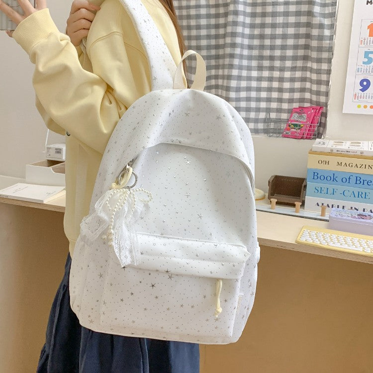 Star-Patterned Trendy Backpack Kalsten