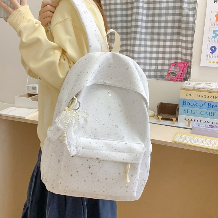 Star-Patterned Trendy Backpack Kalsten