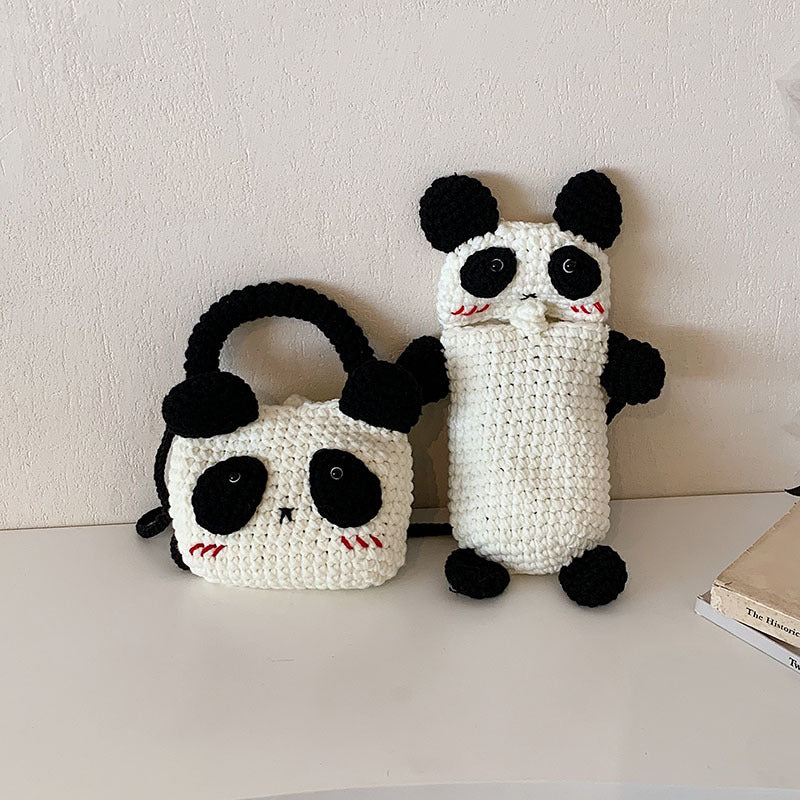 Cute Panda Character Mini Backpack
