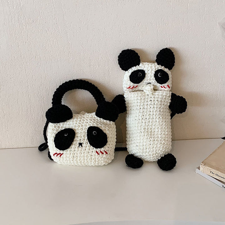 Cute Panda Character Mini Backpack