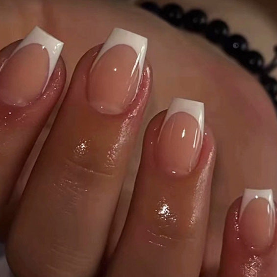 Chic French Tip Nail Enhancements Kalsten