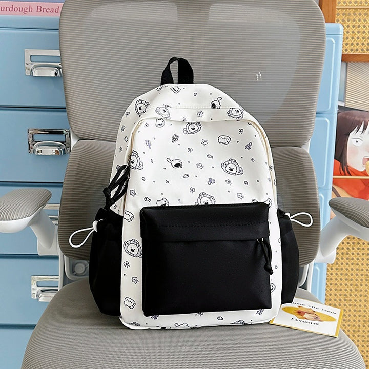 Playful Bunny Ears Printed Backpack Kalsten