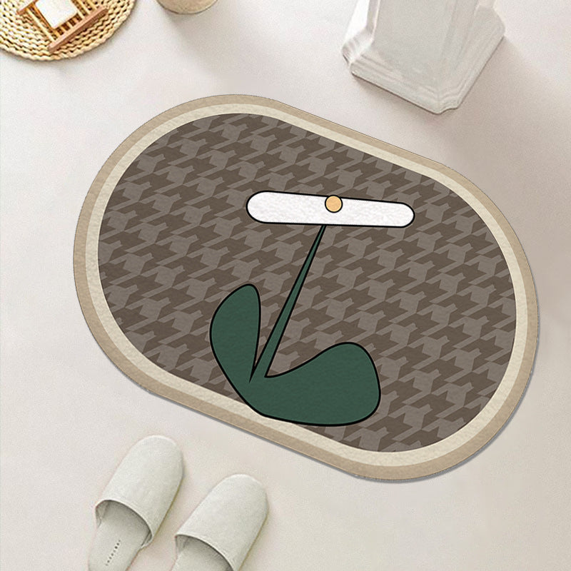 Cute Cartoon-Themed Bathroom Mat