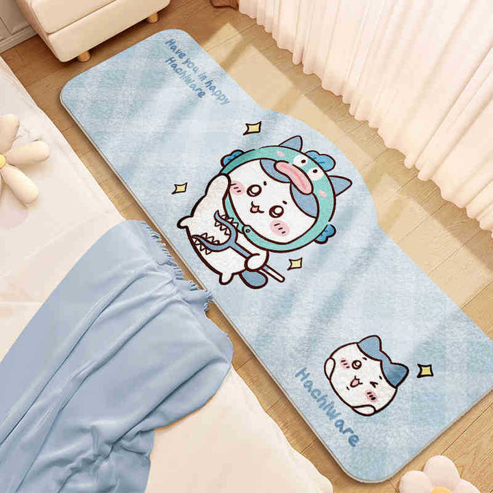 Cartoon Puppy-Themed Area Rug