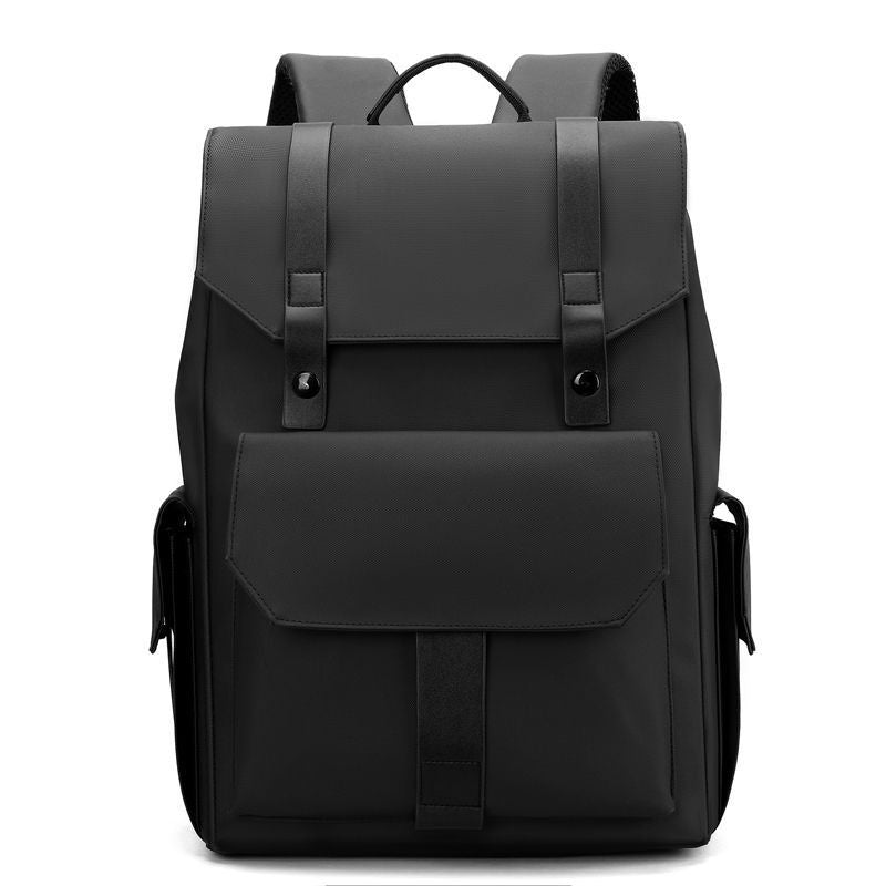 Elegant backpack with numerous compartments and reinforced back Kalsten
