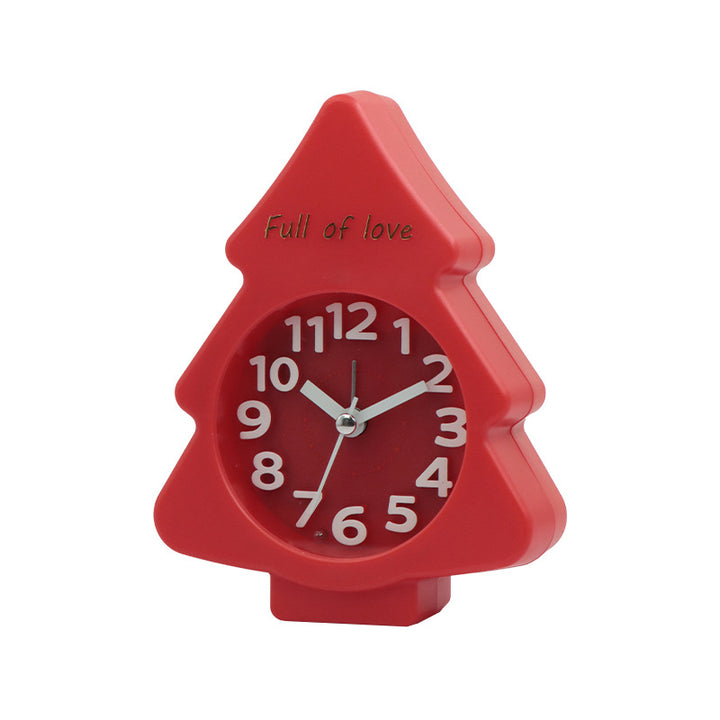 Funnier bedside clock in creative Christmas tree design Kalsten
